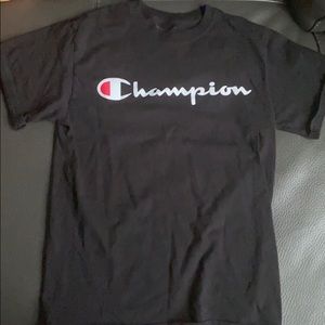 Black Champion T Shirt